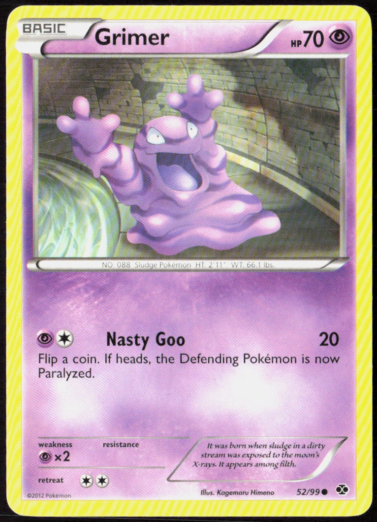 Grimer 52/99 Next Destinies Pokemon TCG LP