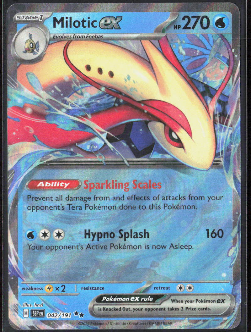 Milotic ex Holo 042/191 SV08: Surging Sparks NM