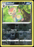 Nuzleaf Reverse Holo 096/203 SWSH07: Evolving Skies Pokemon TCG LP