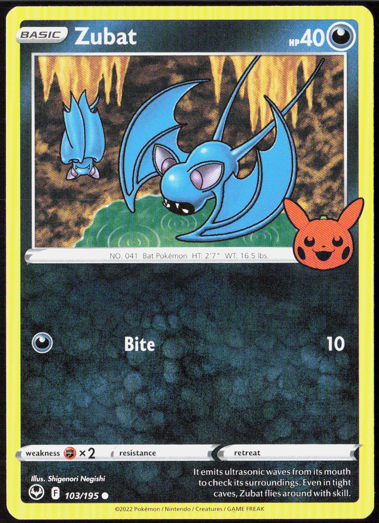 Zubat 103/195 Trick or Trade BOOster 2023 Pokemon TCG LP