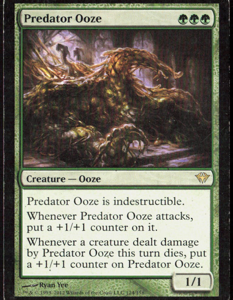 Predator Ooze 185 Commander 2020 Magic: The Gathering LP