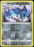 Metang Reverse Holo 090/159 SWSH: Crown Zenith Pokemon TCG LP