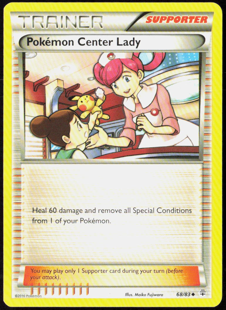 Pokemon Center Lady 68/83 Generations Pokemon TCG LP