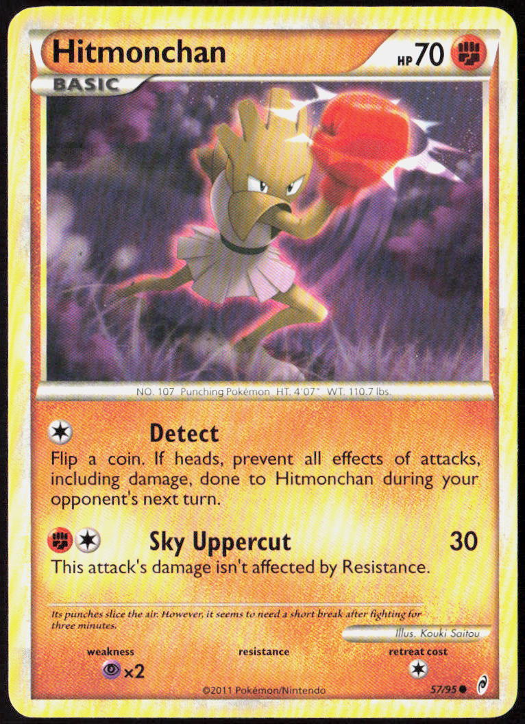 Hitmonchan 57/95 Call of Legends Pokemon TCG LP