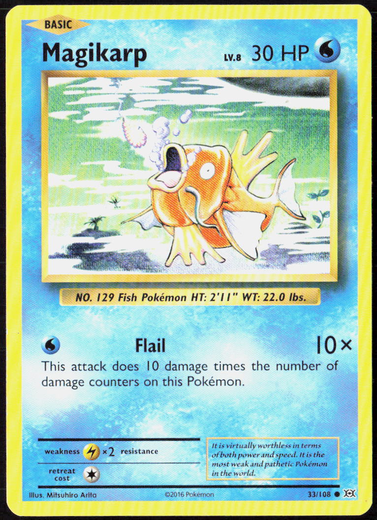 Magikarp 33/108 XY - Evolutions LP