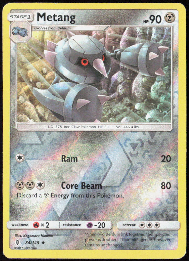 Metang Reverse Holo 84/145 SM - Guardians Rising LP