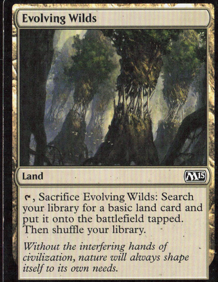 Evolving Wilds 283 Commander 2015 Magic: The Gathering LP