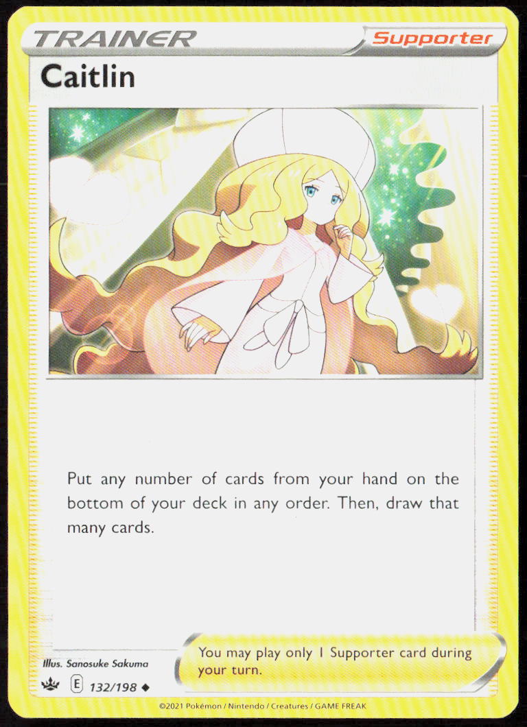 Caitlin 132/198 SWSH06: Chilling Reign Pokemon TCG LP