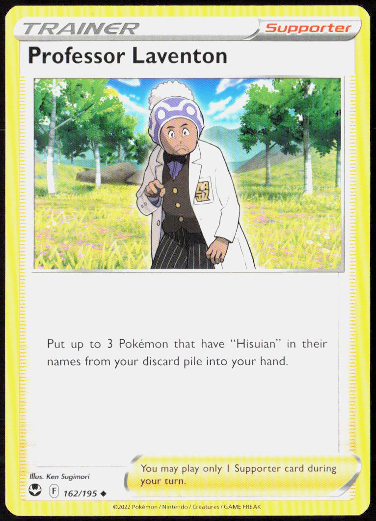 Professor Laventon 162/195 SWSH12: Silver Tempest Pokemon TCG LP