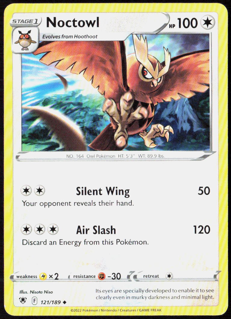 Noctowl 121/189 SWSH10: Astral Radiance Pokemon TCG LP