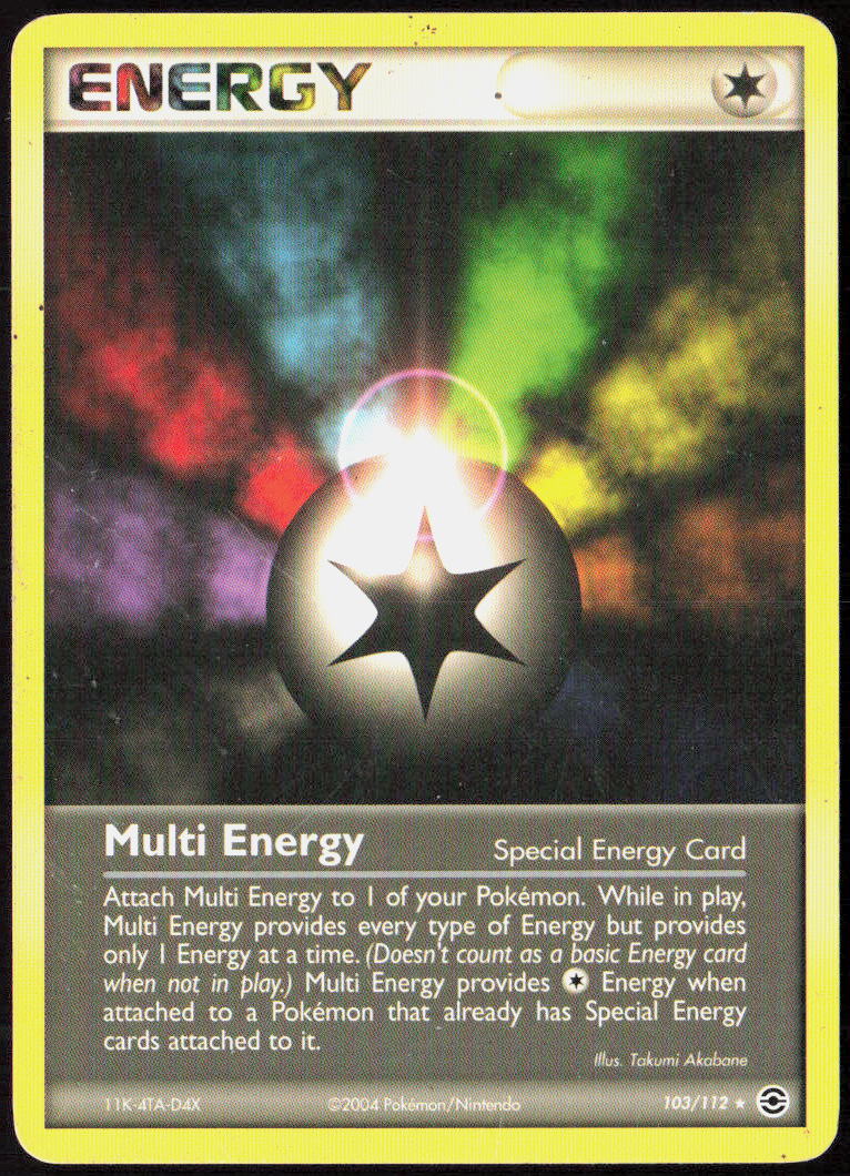 Multi Energy 103/112 EX FireRed & LeafGreen Pokemon TCG LP