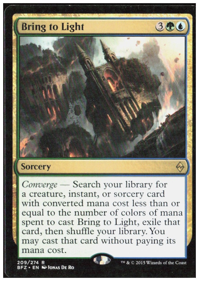 Bring to Light 209 Battle for Zendikar Magic: The Gathering LP