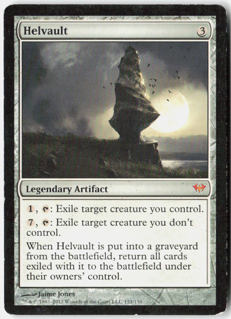Helvault 151 Dark Ascension Magic: The Gathering LP