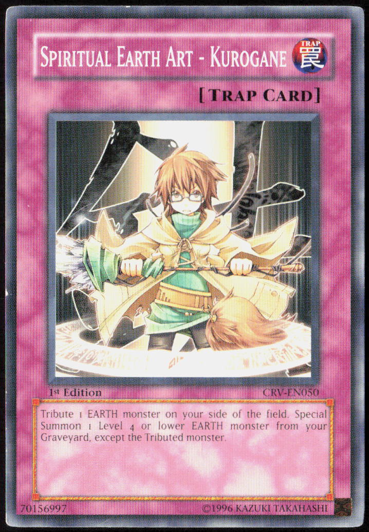 Spiritual Earth Art - Kurogane 1st Edition CRV-EN050 Cybernetic Revolution Yu-Gi-Oh! TCG LP