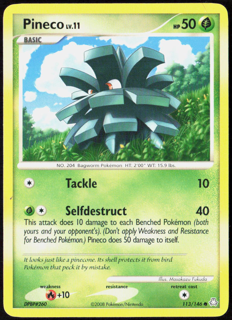 Pineco 113/146 Legends Awakened Pokemon TCG LP