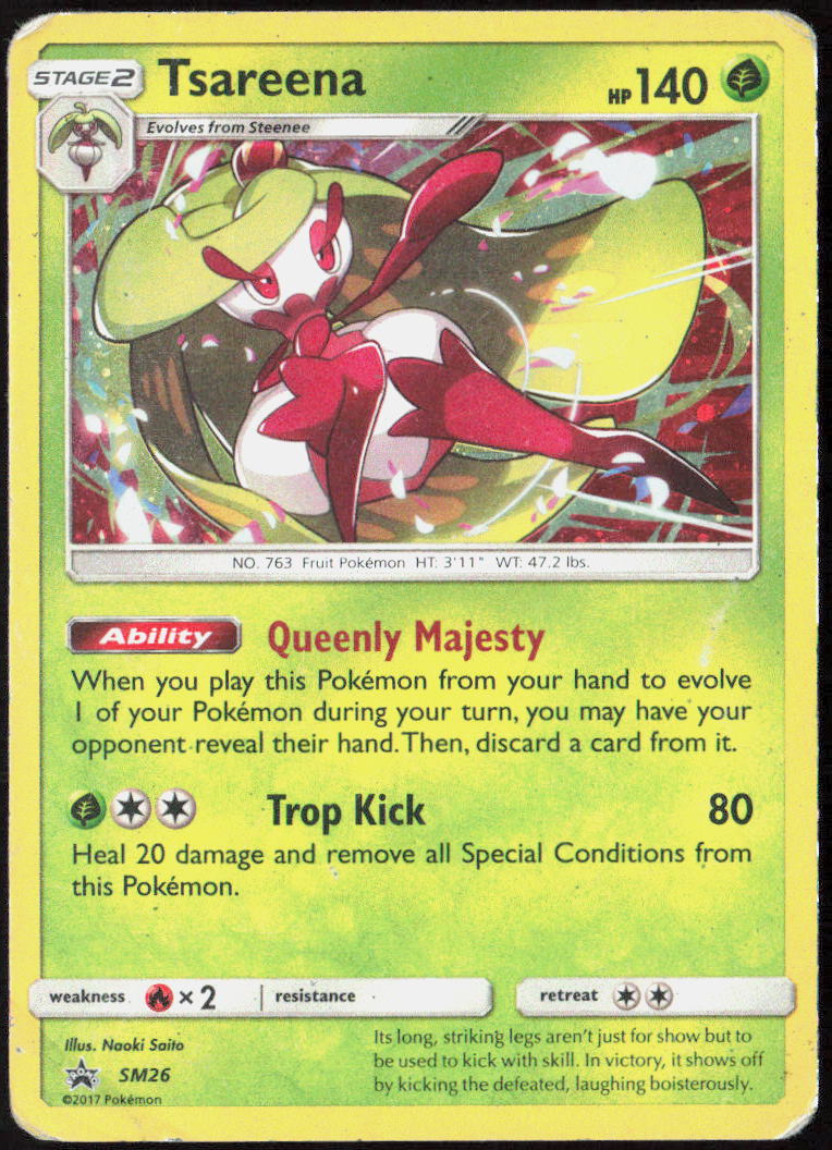 Tsareena Holo SM26 SM Promos Pokemon TCG LP