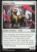 Bronze Sable 214 Magic 2015 (M15) Magic: The Gathering LP
