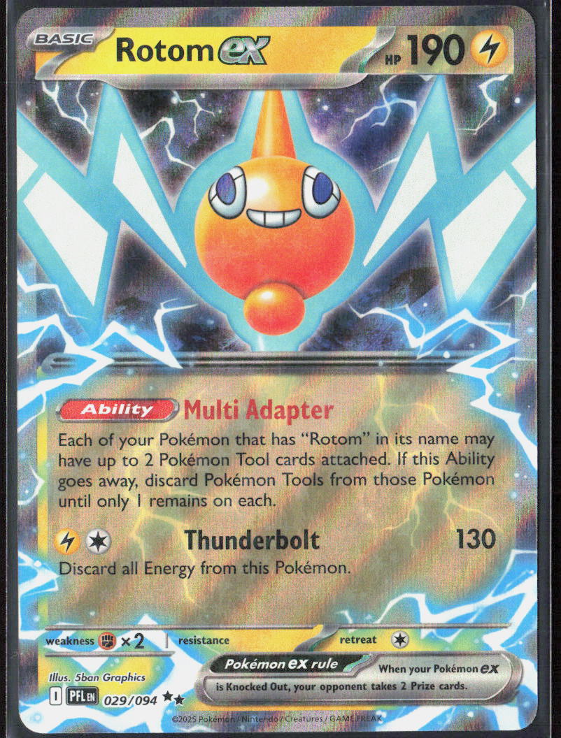 Rotom ex Holo 029/094 ME02: Phantasmal Flames NM