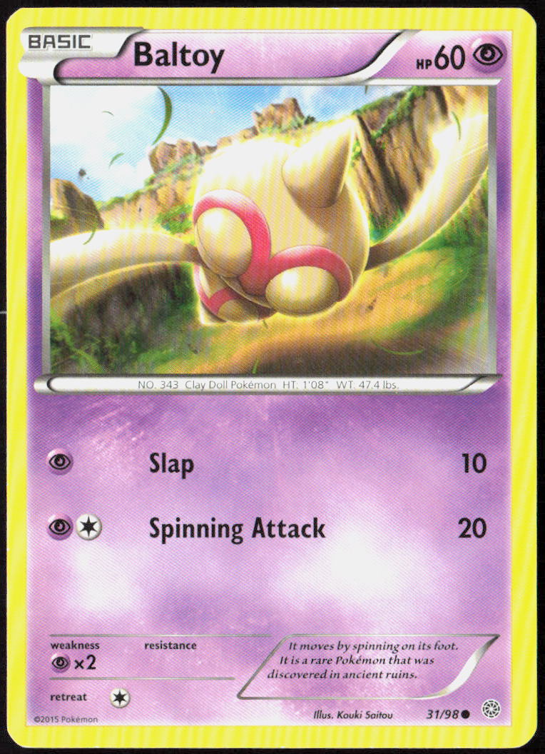 Baltoy (31) 31/98 XY - Ancient Origins Pokemon TCG LP