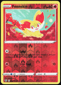 Fennekin Reverse Holo 025/195 SWSH12: Silver Tempest Pokemon TCG LP