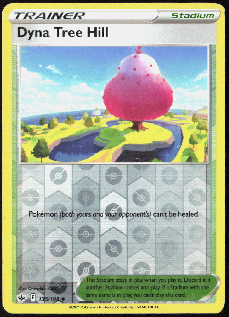 Dyna Tree Hill Reverse Holo 135/198 SWSH06: Chilling Reign NM