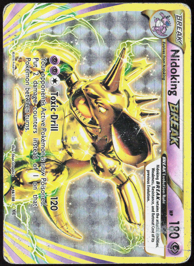Nidoking BREAK Holo 46/108 XY - Evolutions Pokemon TCG DMG