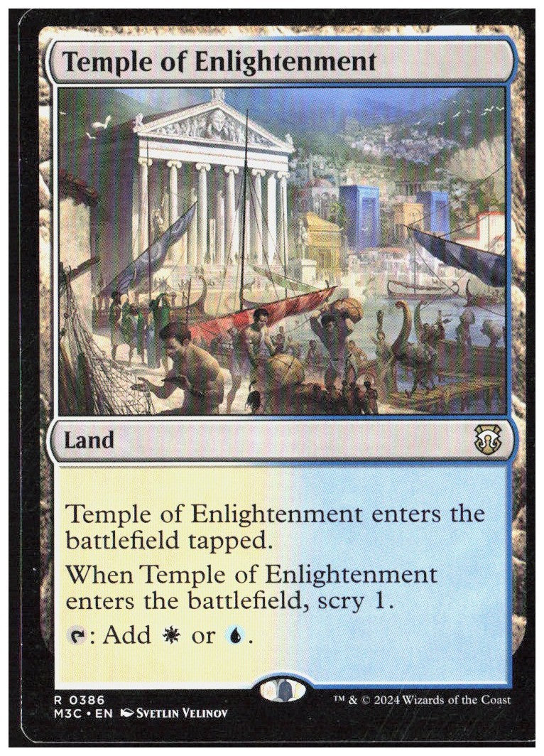 Temple of Enlightenment 386 Commander: Modern Horizons 3 Magic: The Gathering LP