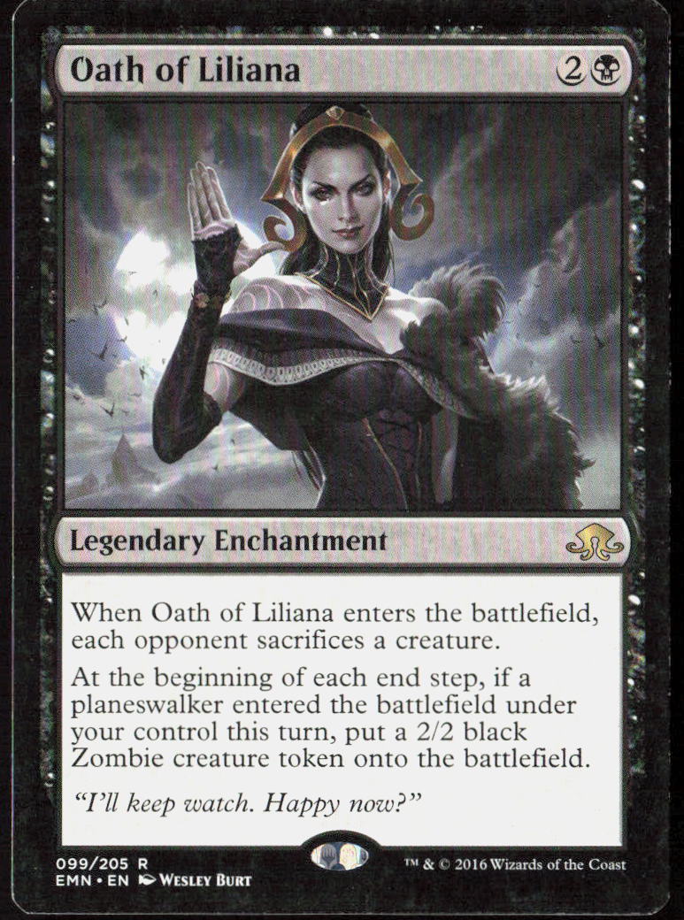 Oath of Liliana 99 Eldritch Moon Magic: The Gathering LP