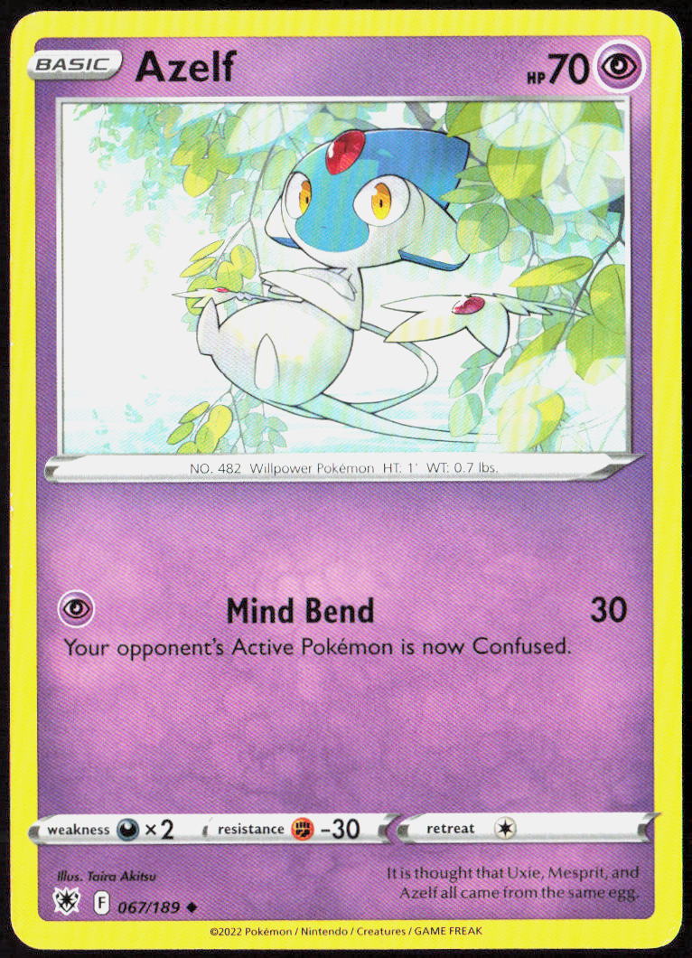 Azelf 067/189 SWSH10: Astral Radiance Pokemon TCG LP