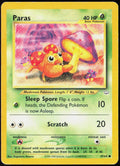 Paras Unlimited 47/64 Neo Revelation Pokemon TCG MP