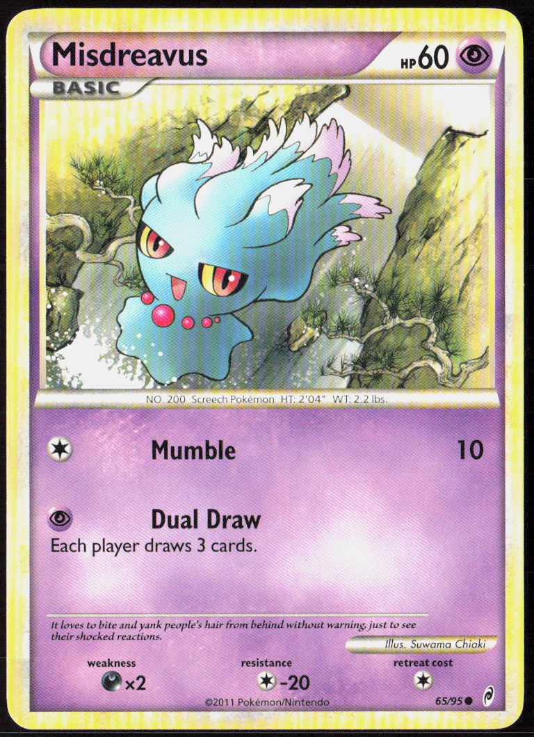Misdreavus 65/95 Call of Legends Pokemon TCG LP