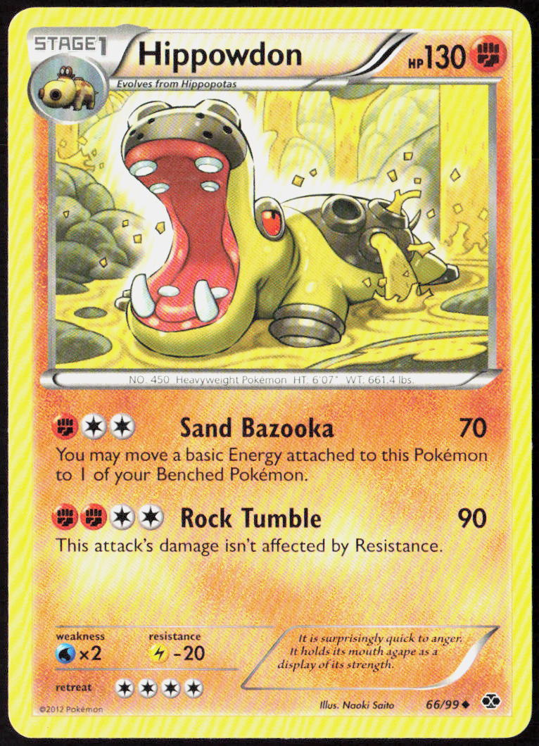 Hippowdon 66/99 Next Destinies Pokemon TCG LP