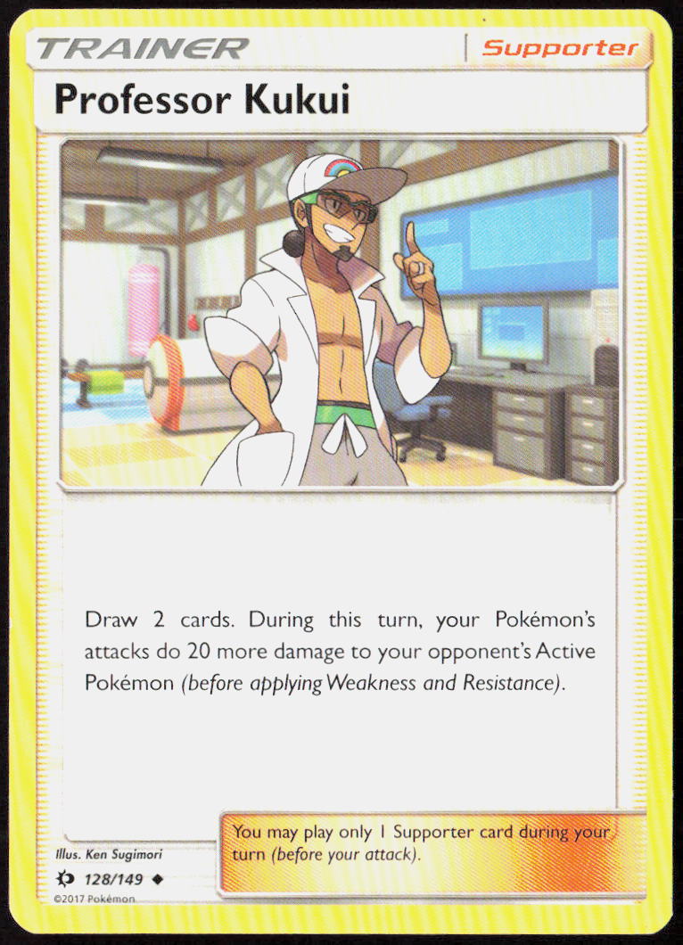 Professor Kukui 128/149 SM Base Set Pokemon TCG LP