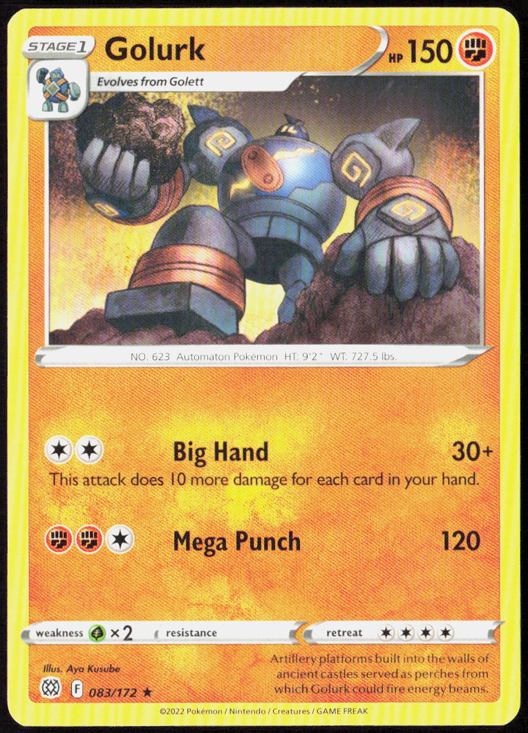Golurk 083/172 SWSH09: Brilliant Stars Pokemon TCG LP