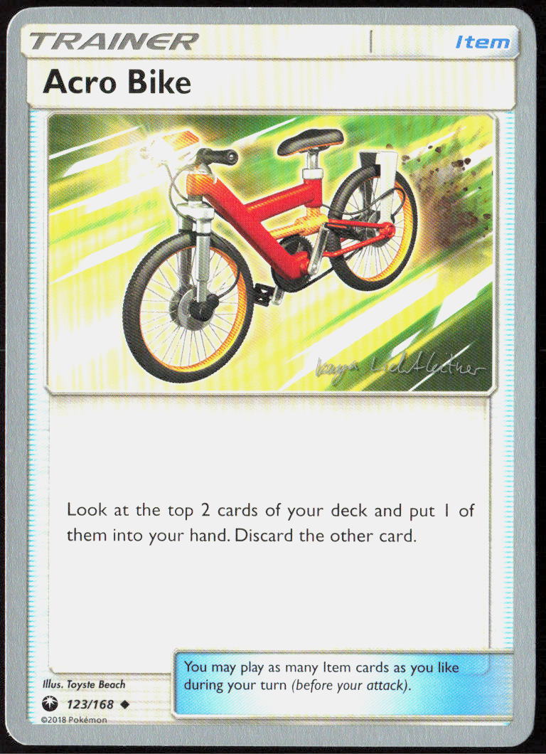 Acro Bike - 2019 (Kaya Lichtleitner) 123/168 World Championship Decks Pokemon TCG NM