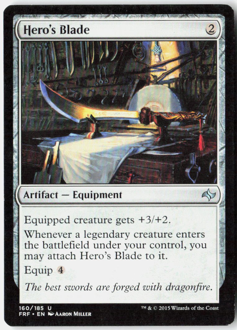 Hero's Blade 160 Fate Reforged Magic: The Gathering LP