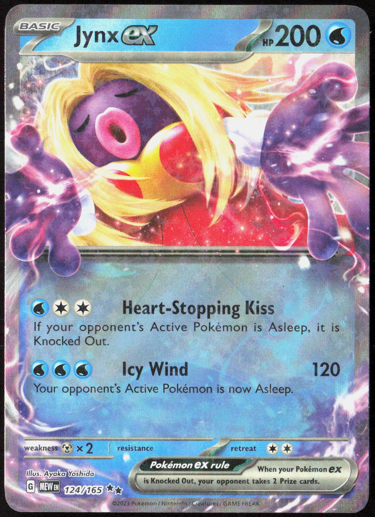 Jynx ex Holo 124/165 SV: Scarlet & Violet 151 Pokemon TCG LP