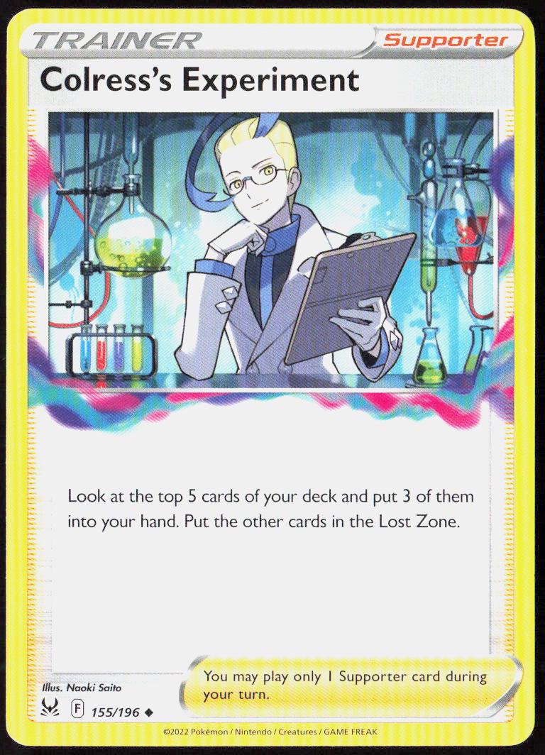 Colress's Experiment 155/196 SWSH11: Lost Origin Pokemon TCG LP