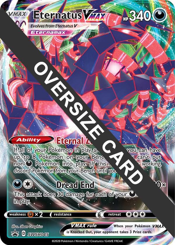 Eternatus VMAX Holo SWSH045 Jumbo Cards Pokemon TCG NM