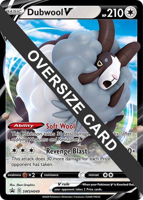 Dubwool V Holo SWSH049 Jumbo Cards Pokemon TCG NM
