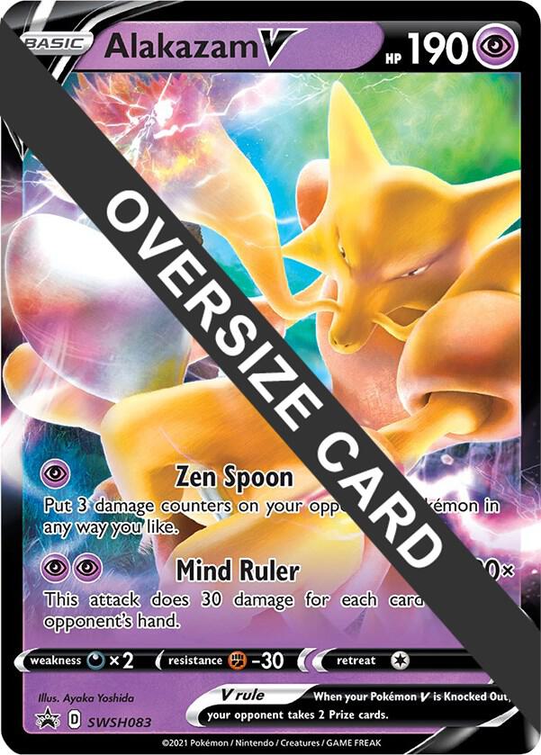 Alakazam V Holo SWSH083 Jumbo Cards Pokemon TCG NM