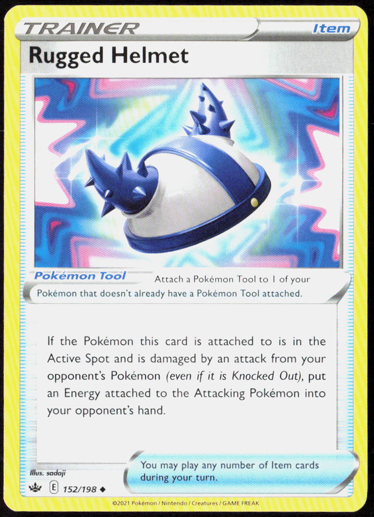 Rugged Helmet 152/198 SWSH06: Chilling Reign Pokemon TCG LP