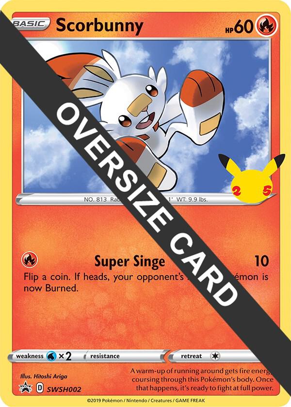 Scorbunny SWSH002 First Partner Pokemon TCG NM