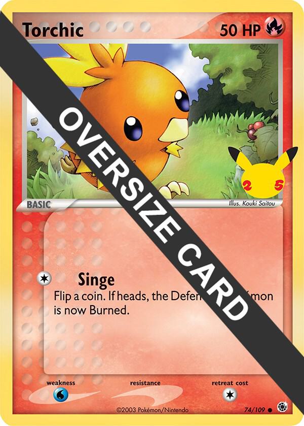 Torchic 074/109 First Partner Pokemon TCG NM