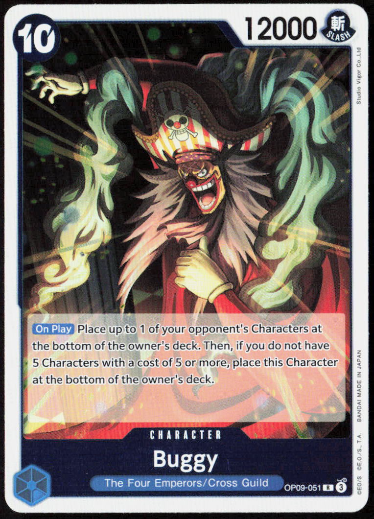 Buggy (051) Foil OP09-051 Emperors in the New World One Piece CCG NM