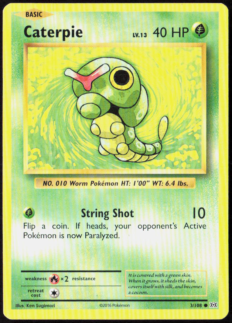 Caterpie 3/108 XY - Evolutions LP