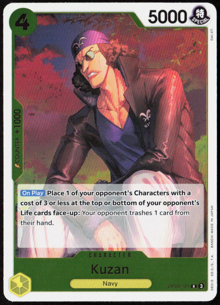 Kuzan Foil OP09-101 Emperors in the New World One Piece CCG NM