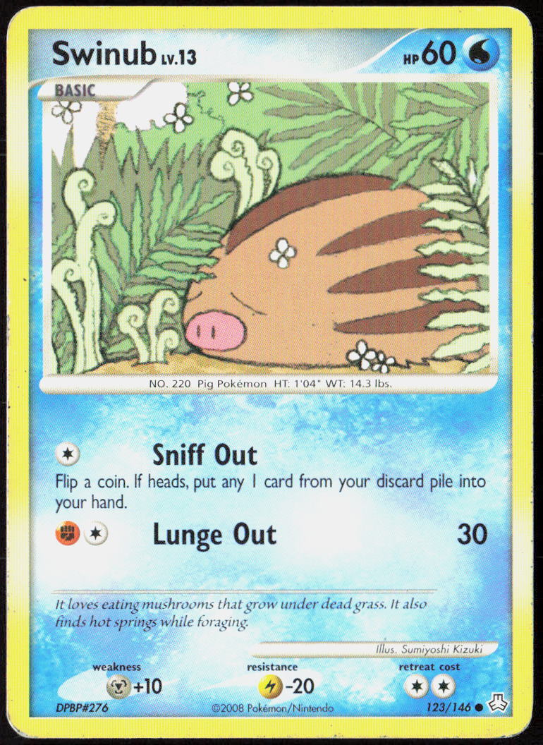 Swinub 123/146 Legends Awakened Pokemon TCG LP