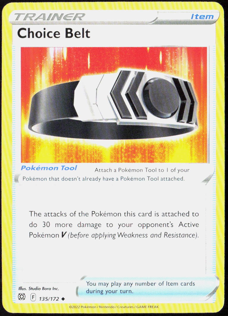 Choice Belt 135/172 SWSH09: Brilliant Stars Pokemon TCG LP