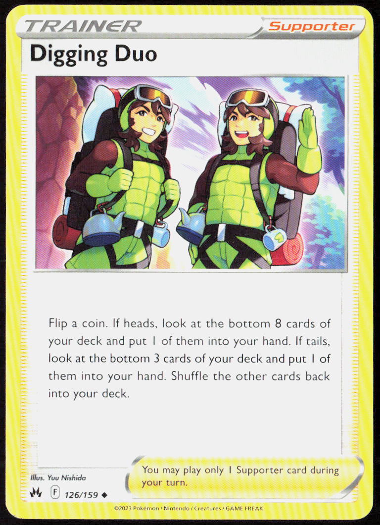 Digging Duo 126/159 SWSH: Crown Zenith Pokemon TCG LP